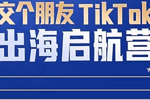 TikTok商家出海启航营：教你TikTok跨境电商的底层逻辑，即使是零基础的你也可以快…